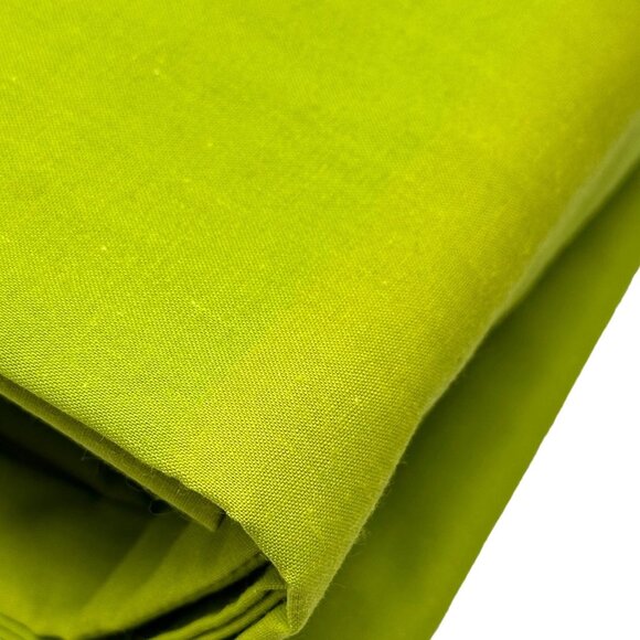 Medley Perma-Prest Percale Pillowcase King Size 20"x36" Lime Green Single - Picture 5 of 5